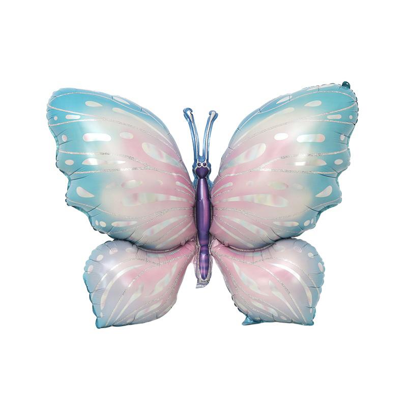 Butterfly Aluminum Film Helium Balloon Cartoon Shape Aluminum Foil Balloon Party Decoration Balloon Multi-Color Choice
