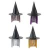 Women Witch Hat Dark Mysterious Style Oxford Cloth Witch Hat