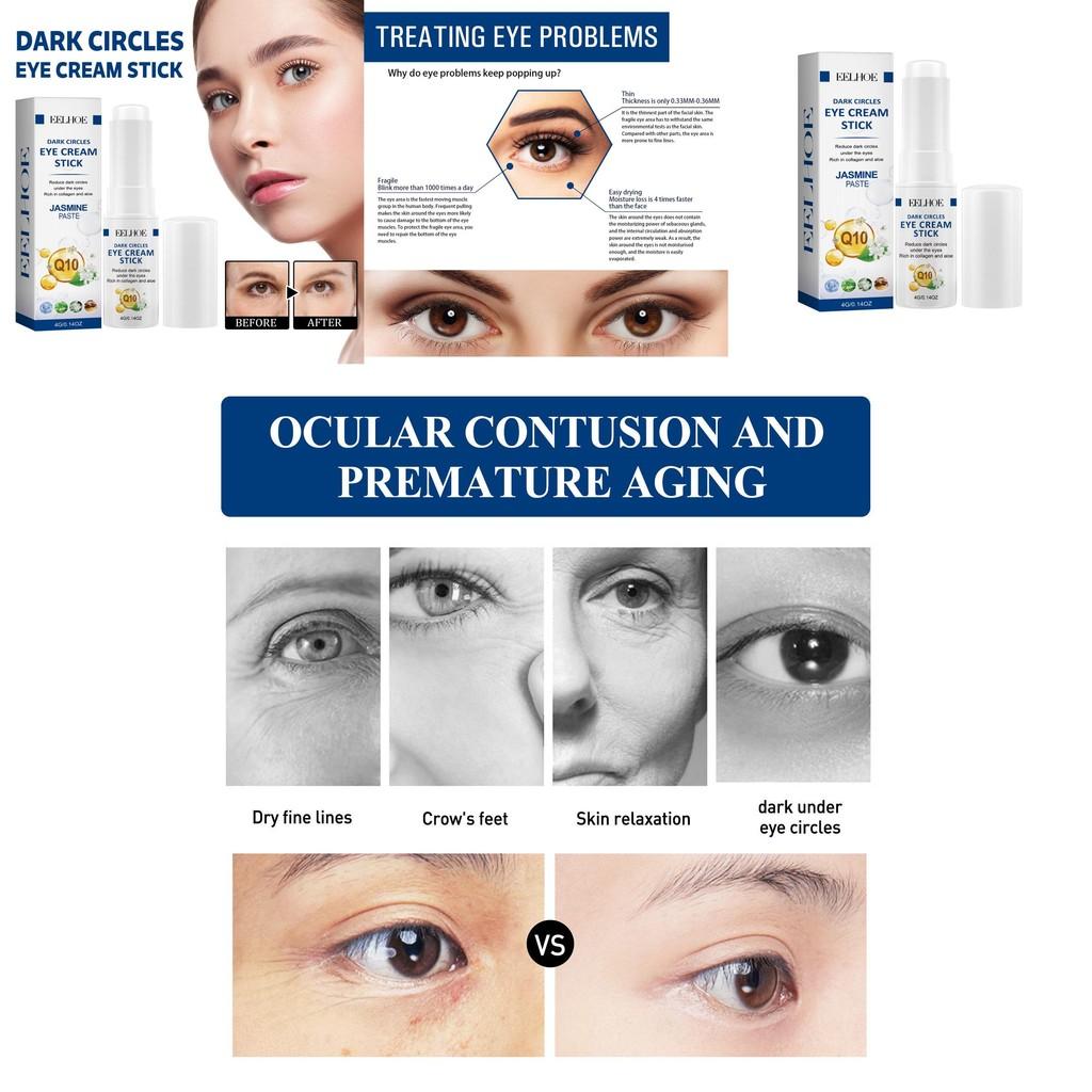 Eelhoe Collagen Eye Cream Stick For Reducing Fine Lines And Dark Circles 4g Hydrating And Firming Eye Treatment