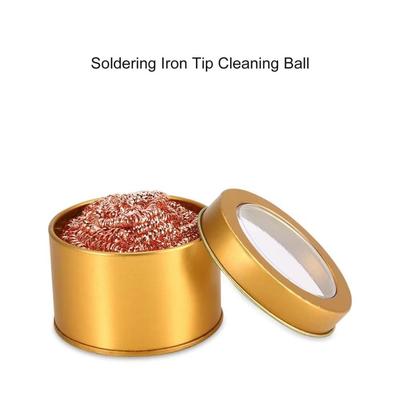 Reinigungsball Entlöten Lötkolben Netzfilter Reinigungsdüse Spitze Kupferdraht Reinigungsball Metall Schlackebox Reinigungsball