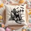 TTravis SScott Cactus Jack Cushion Cover Plush Fabric Soft DoubleSided Printed Sofa Warm Winter Home Gift Pillow Cover