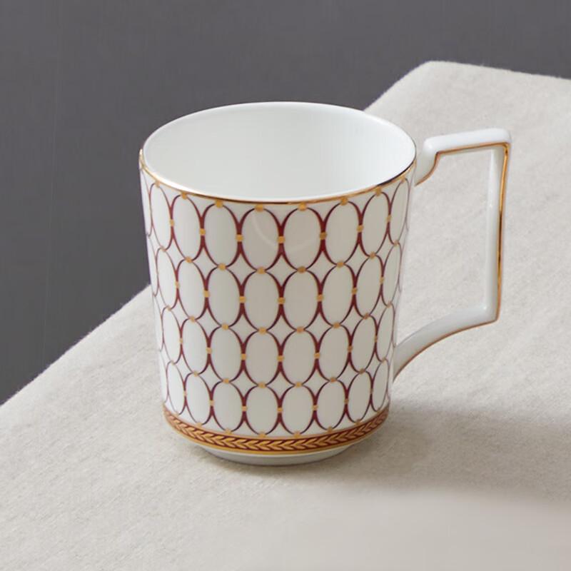 Wedgwood Gold Dust Gilded Red Mug