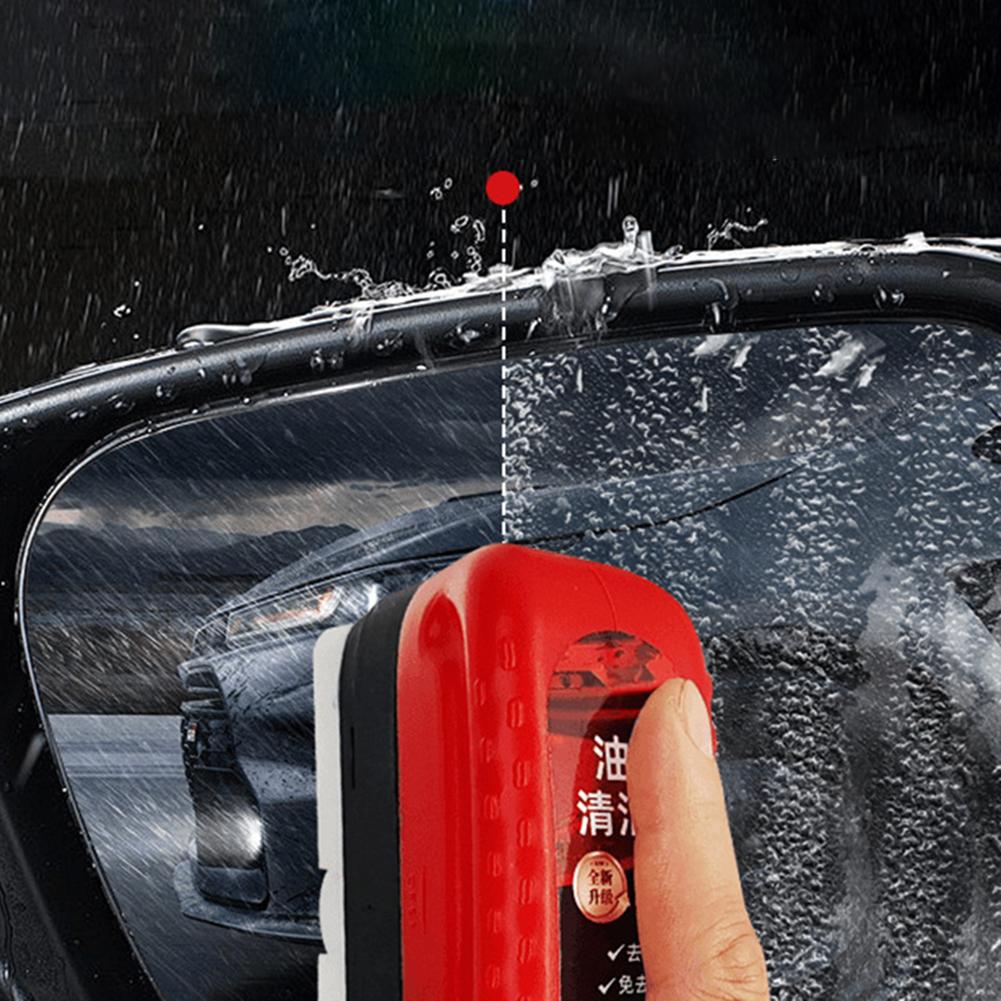 Automotive Oil Film Cleaning Brush Glass Board Car Windshield Cleaning Brush Water Spots Stain Removal Auto Detailing