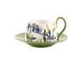 Set di Tazza da Caffè e Sottotazza in Ceramica Retro di Alta Gamma con Scatola Regalo per il Tè del Pomeriggio