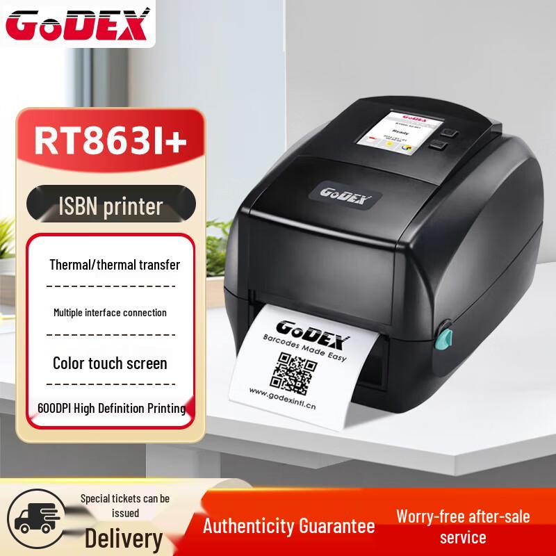 GODEX RT863i+ 600dpi Thermal Transfer Label Printer