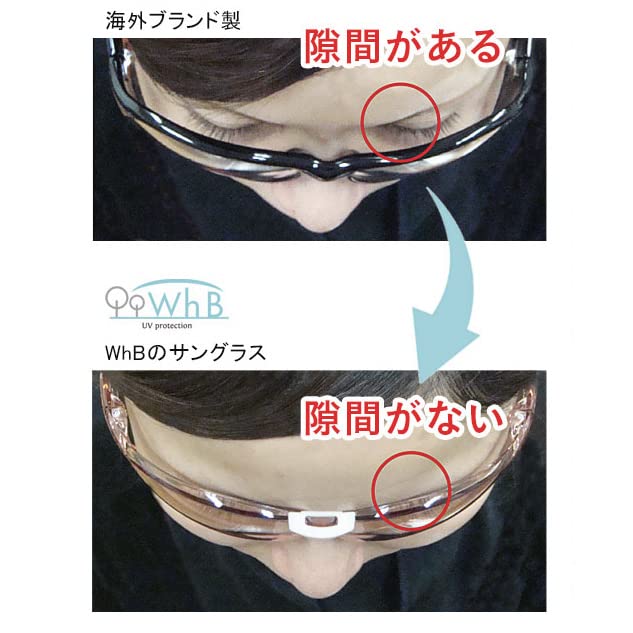 Sports Sunglasses WhB UV-Cut Ultra-Lightweight (Red)