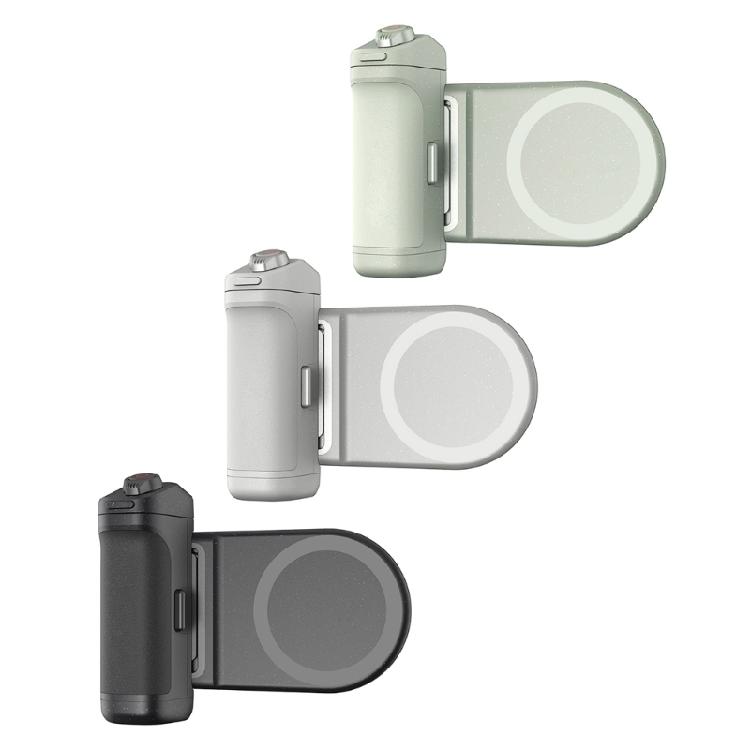 Magnetic Smartphone Camera Grip Handle Bluetooth-compatible Remote And Magnetic Charging For Travel nero