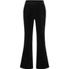 Jiuzi Annaco Elegant Commuter Chenille Micro-Flare Pants