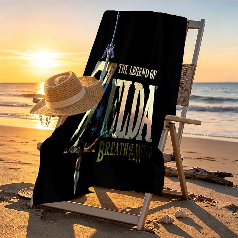 Video games Print Beach Towel Design, Soft, Lightweight. for Home Bathroom, Spa, Pool, Yoga, Surfing, Camping, Gift for Family, Friend