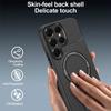Matte Fold Ring Holder Phone Case For Samsung S26 Ultra S24 Plus S23 S22 S25 Ultra For Magseafe Magnetic Protection Cover