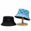 New trendy brand bucket hat trendy men and women new fashion pot hat personalized color double-sided outdoor sun hat