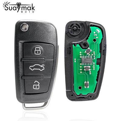 Araba Anahtarı Aud A3 S3 TT A4 S4 Araç Uzaktan Anahtar HELLA /315MHz /8P0837220E/G / HLO DE 8P0 837 220E/G/ID48 Çip