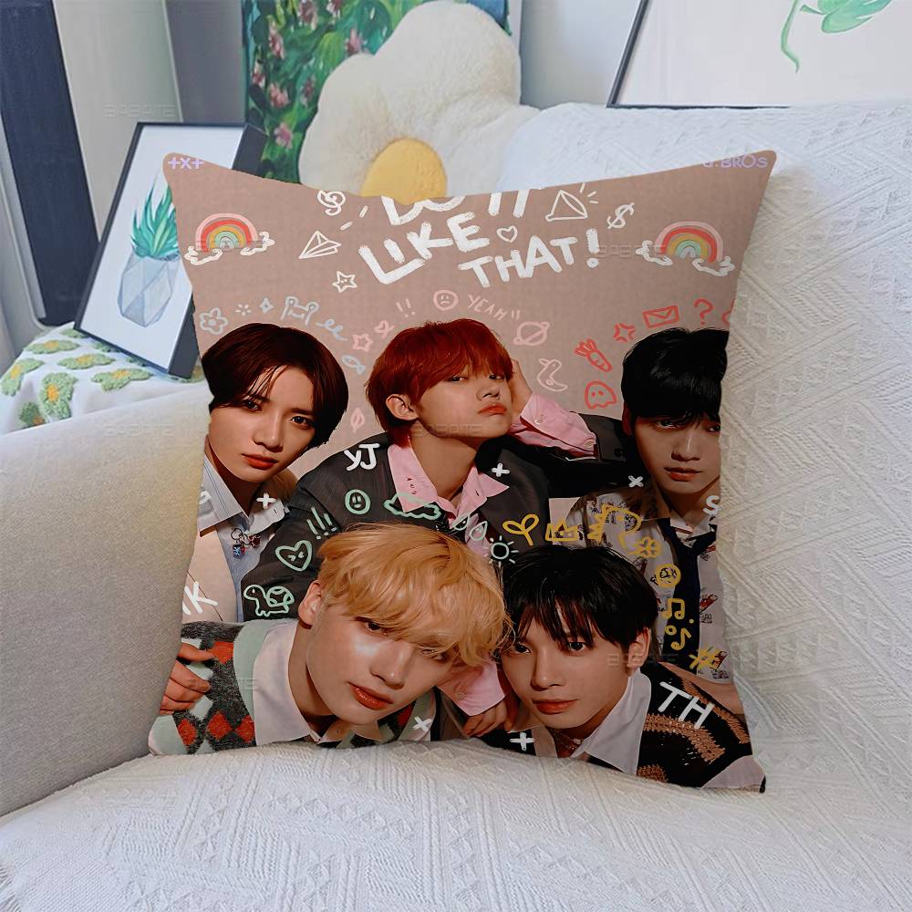 Kpop TTomorrow X TTogether TXT pillow cover sofa cushion cover home room decoration children gift