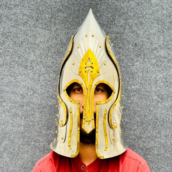 Medieval Lord or The Rings Helmet Knight Gondor Helmet Fully Wearable Medieval Armor LARP Display Halloween Costume Best Gift