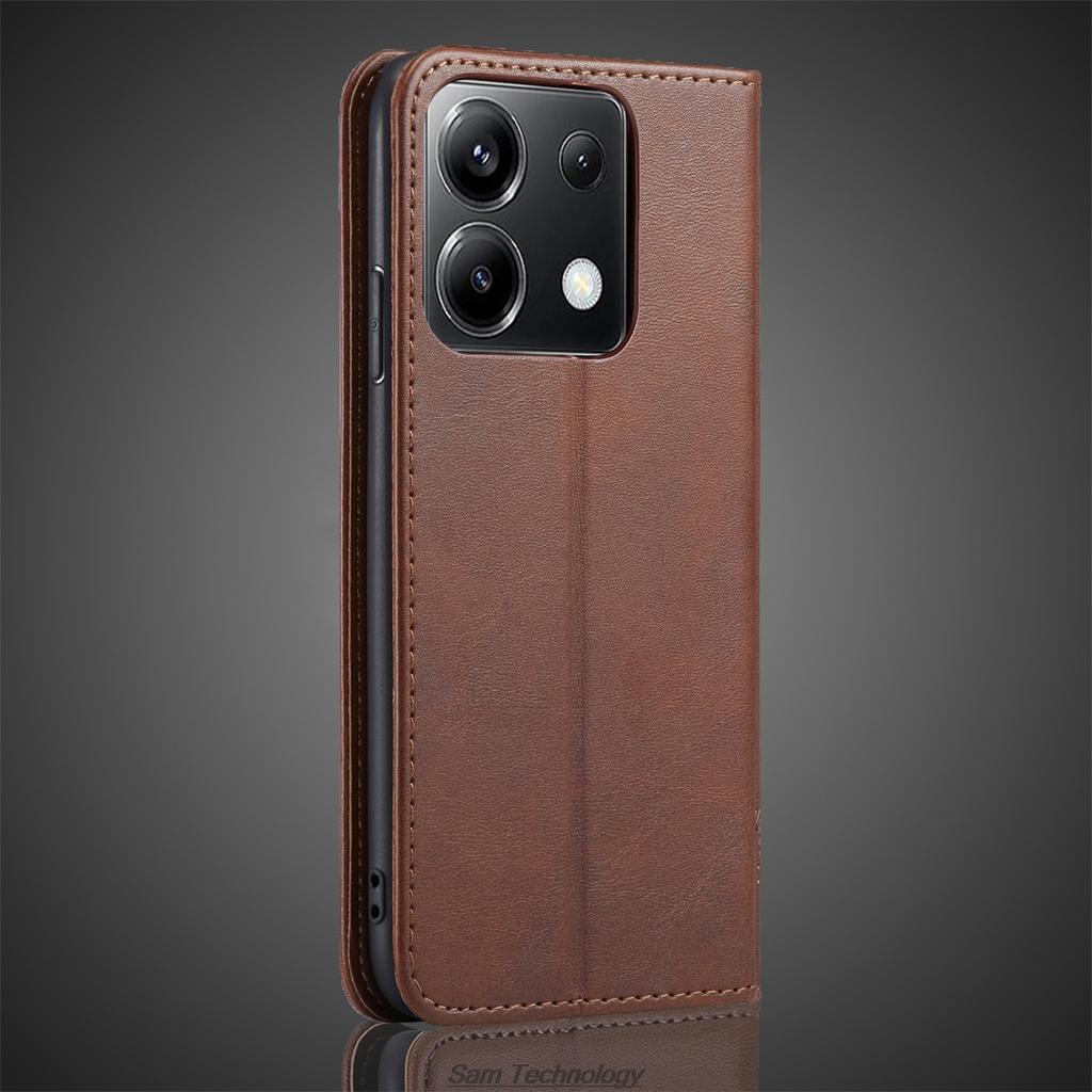 Magnetic Attraction Leather Case for Xiaomi POCOPHONE POCO X6 5G Holster Flip Cover Case Wallet Phone Bags Fundas Coque