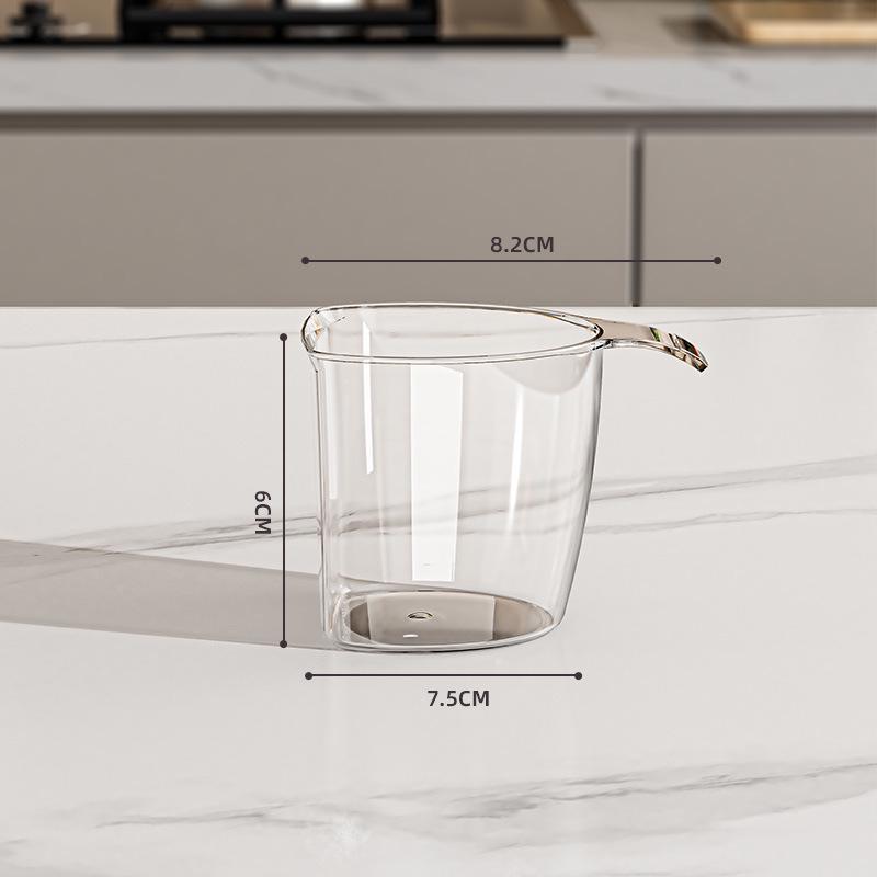 Food-Grade 160ml Transparent Plastic Measuring Cup with Scale Handle for Household Use 160ml