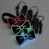 In The Dark For Men Tie Suspenders Set LED Suspenders Clips Hanging Pants Clip Luminous Bow Tie
