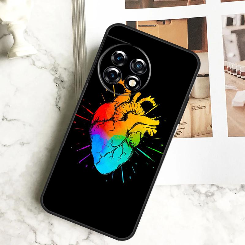 Gay Pride Flag LGBT Case For OnePlus 12 12R 11 9 10 Pro 10R 9R 8T 10T Nord CE 2 3 Lite 2T N10 N20 N30 CE4 Cover