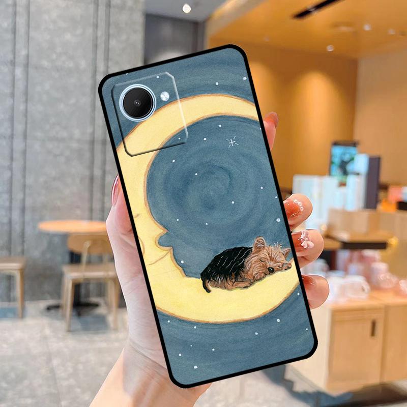 Yorkshire Terrier Dog Case For Realme C55 C33 C31 C35 C30 C11 C15 C25s C21Y GT Neo 5 3T 2T 8 9 10 11 Pro Plus