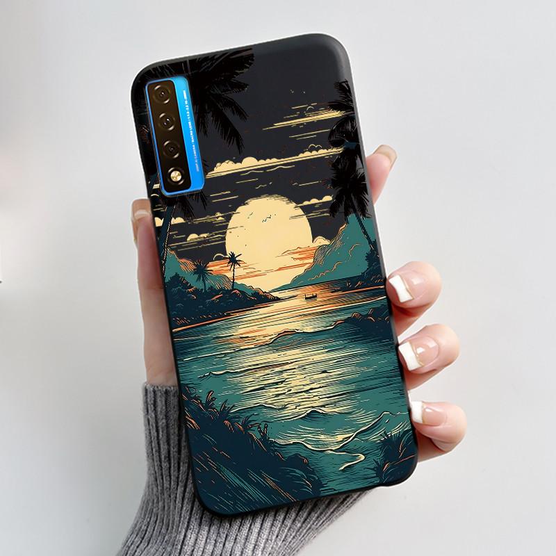 Case For TCL 20S 20L 20L+ 20 Pro 5G Luxury Cute Love Rabbit Funny Black Soft Silicone Phone Case For TCL20 20Pro 5G Back Cover