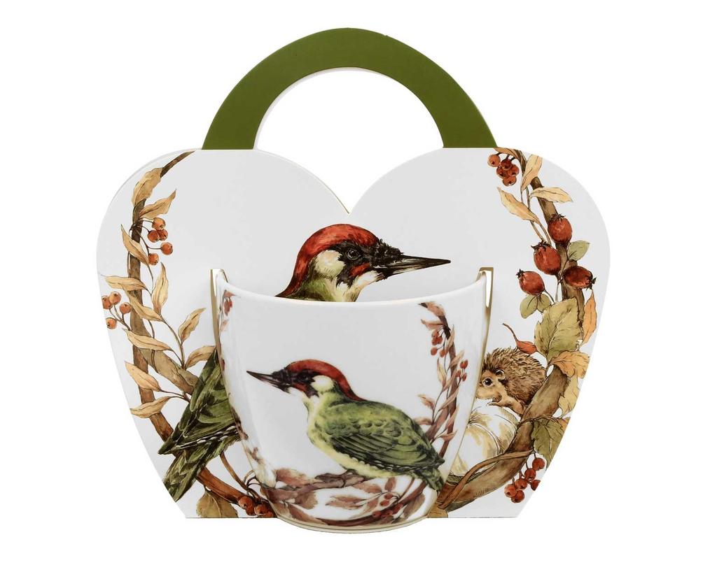 Porcelanowy Kubek Animals Dzięcioł 460