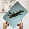 Fighter Jet Ascending Metal Poster Customized Wall Art Retro Vintage Tinplate Signs for Mancave Decoration Room Bathroom Decor