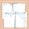 2025 A5 Daily Planner: Customizable Coil-Bound Schedule Book