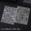 1/2pcs 5D Embossed Metallic Colorful Dragon Nail Stickers Snowflakes Self-Adhesive DIY Nail Decals Sliders Manicure Decorations