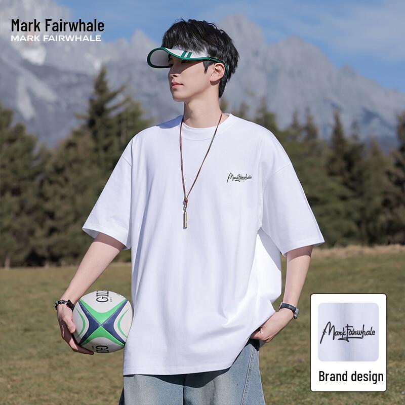 Mark Fairwhale Men s Trendy Pure Cotton Breathable T-Shirt L