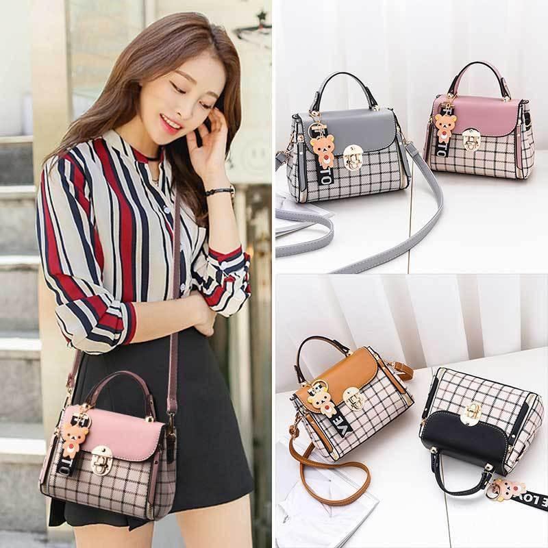 Autumn and winter new trendy fashion simple shoulder small square bag Korean version versatile messenger bag