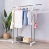 Youlite Stainless Steel Retractable Double Rod Clothes Drying Rack for Indoor & Balcony 