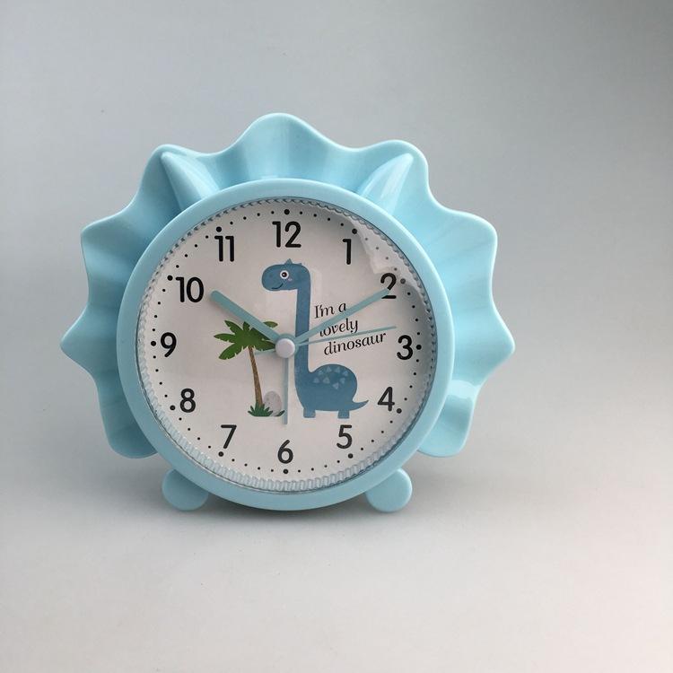 Cute styling student Ye Zhong Bedside clock Dinosaur alarm clock Children's learning cartoon clock A309