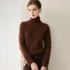 Women's Pure Cashmere High Neck Sweater - Autumn/Winter Commuter Style Pullover