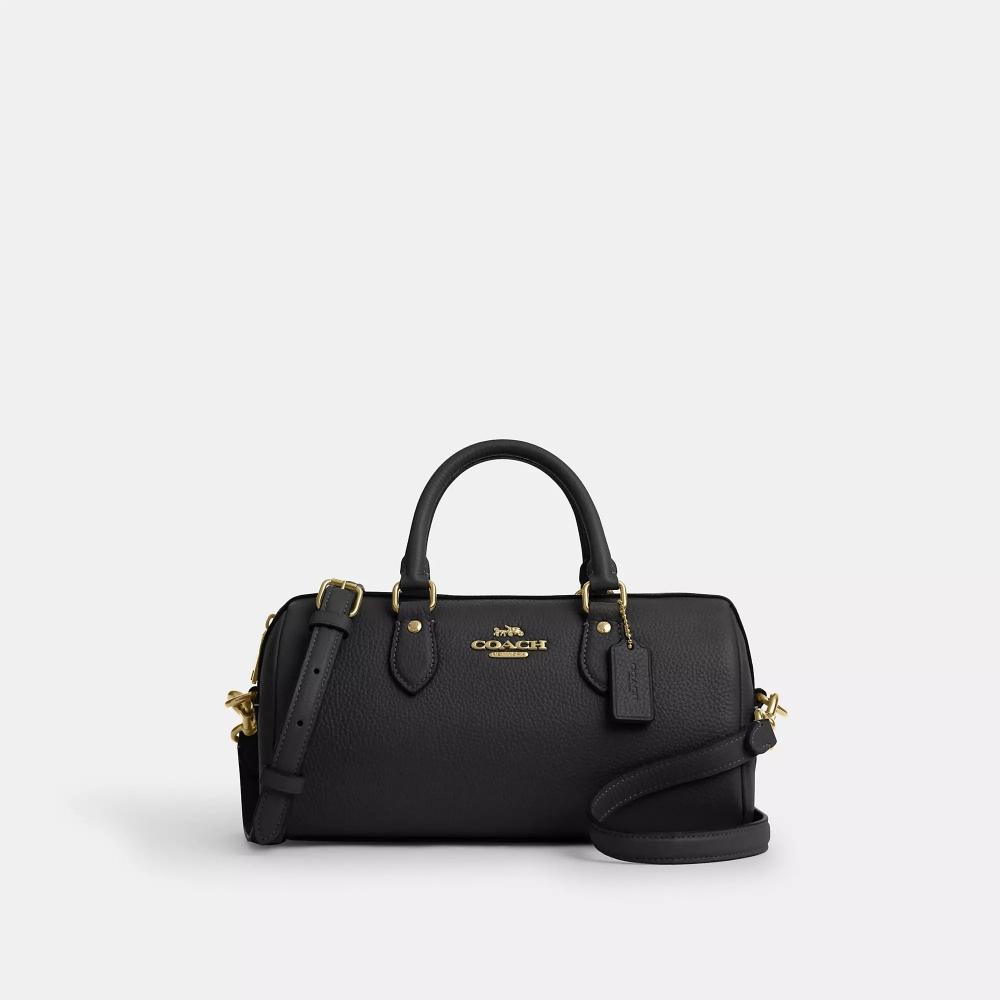 

Coach Сумка Rowan Long Satchel Bag Gold Black One Size