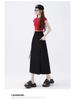 Yamamoto Women's Slit High-Waisted Midi Skirt-Pants, Summer 2026 - Ice Silk, Slimming Casual Wide-Legs.
