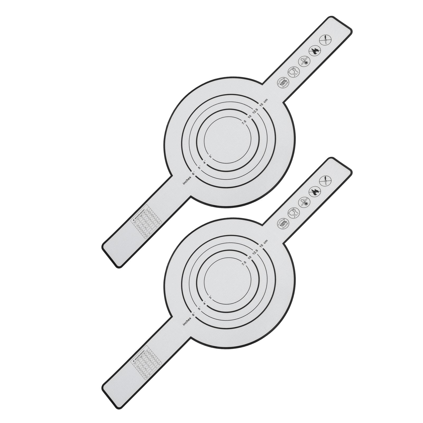 

2 шт. Силиконовый термостойкий коврик для выпечки хлеба с антипригарным покрытием для выпечки хлеба, черный
