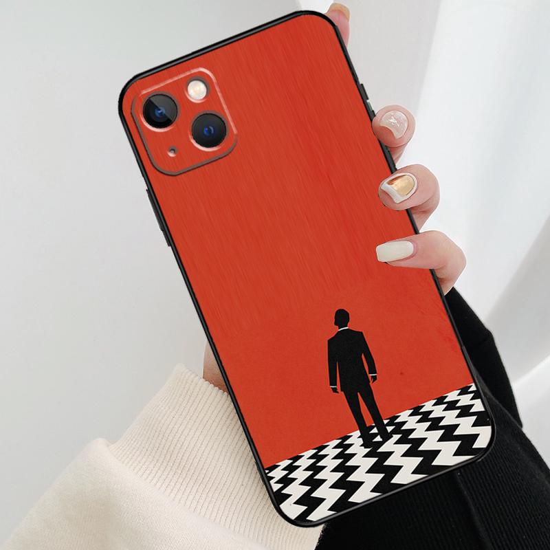 Twin Peaks Fire Walk With Me Phone Case For iPhone 14 Pro Max 16 15 11 12 13 Pro Max mini XR 15 16 Plus 16e Cover Coque