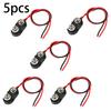 15cm Podwójne Przewody Złącze Zatrzaskowe Typu I Klips Baterii 9V Wtyczka Uchwyt