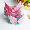 10PCS Glitter Fabric Cute Angel Wings Artificial Leather Appliques DIY Hair Accessories Decor Craft Gift for Anniversary