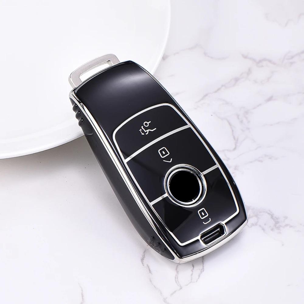 Fashion TPU Car Remote Key Case Cover Shell for Mercedes Benz A C E S G Class GLC CLE CLA GLB GLS W177 W205 W213 W222 X167 AMG