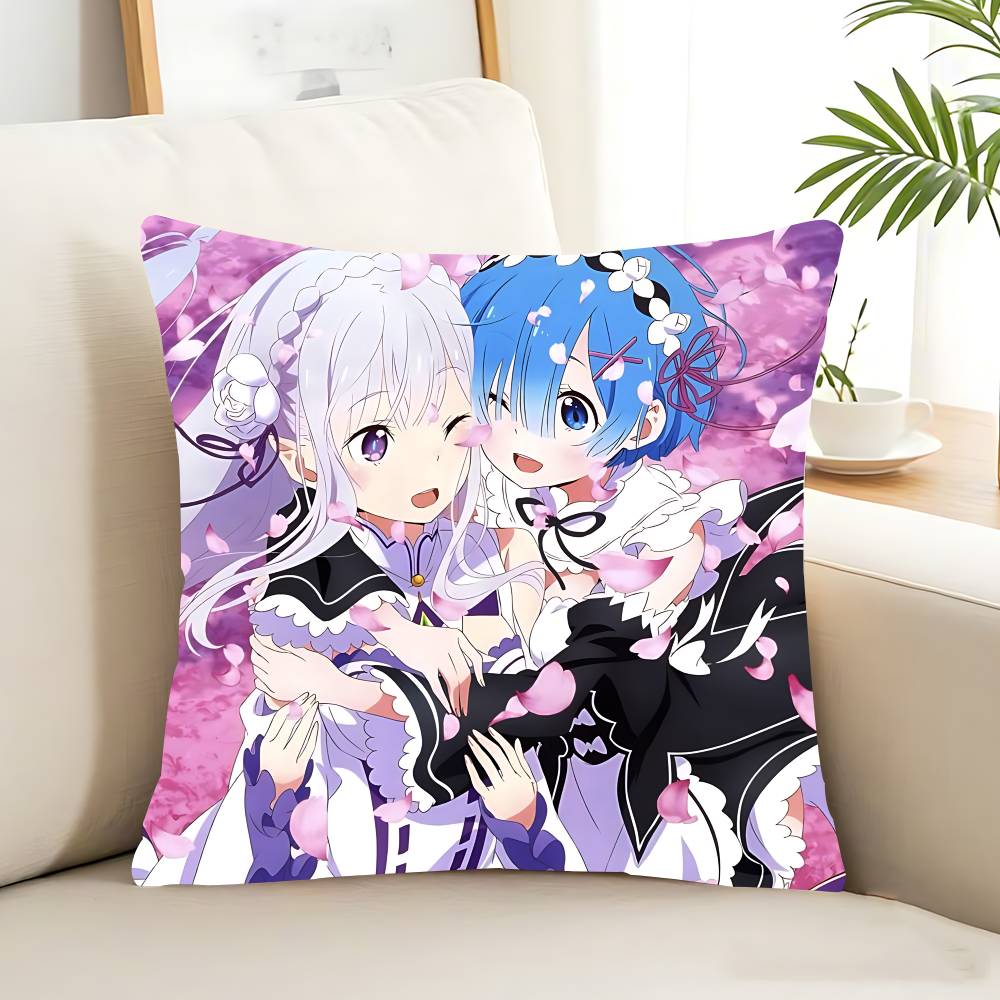 Re Anime Zero Pillow Case Removable Washable Cushion Cover – All-Season Soft Linen