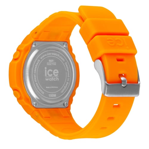 Authorized Ice Watch Authorized Dealer: Ice Watch Digital Men's Watch 022102 ICE Digit Ultra Orange Small