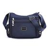 Sac bandoulière unique pour femme: Sac en Toile de Nylon Grande Capacité avec Multiples Compartiments pour Mères d'Âge Moyen et Âgées