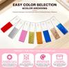 Manicure Practice Nail Polish Color Card Color Plate 50 Pieces Nail Polish Color Display Board Manicure