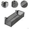 Bed Metal Storage Basket for Books, Night Hanger Organizer Dorm Room