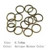 Father's Day Jewelry Materials Split Rings 5 Colors 9 Sizes Accessories Parts Women's Clothing Accessories For Women