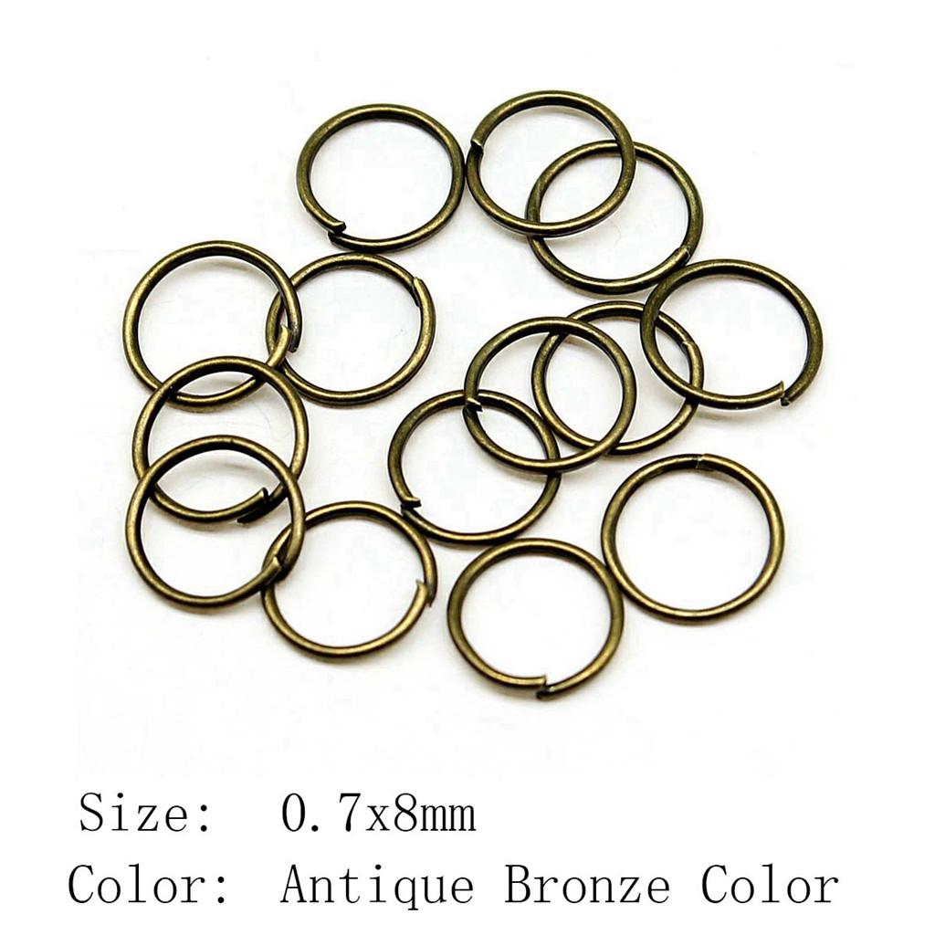Father's Day Jewelry Materials Split Rings 5 Colors 9 Sizes Accessories Parts Women's Clothing Accessories For Women