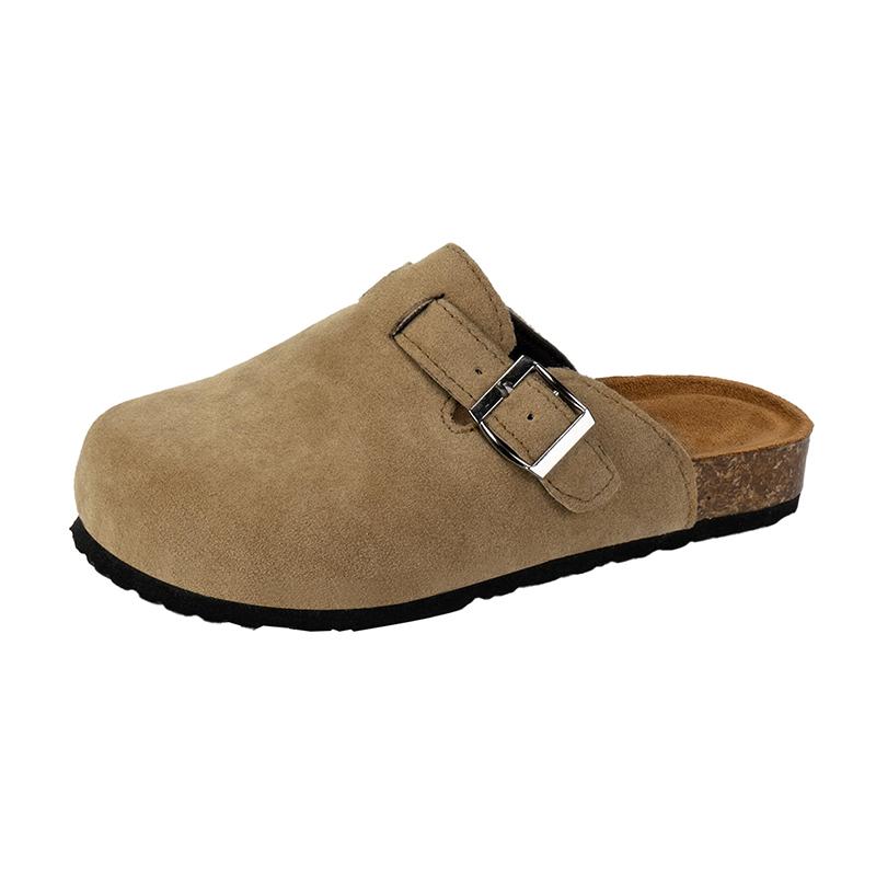 

Children Slippers Girls Cork Slippers Kids shoes Home Shoes baby boys Children Fashion Suede Casual Sandals spring summer 36