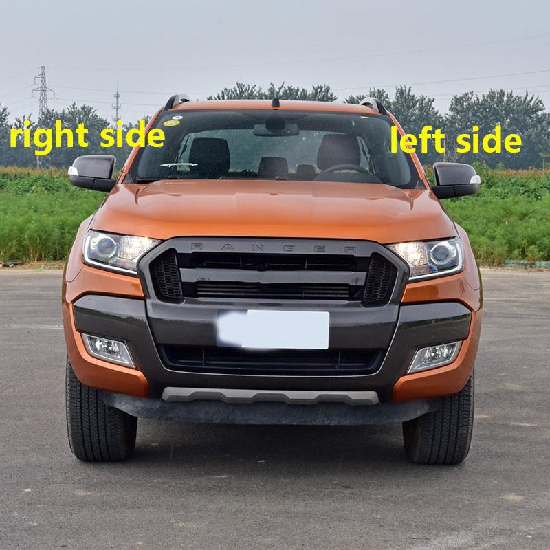 For Ford Everest 2015- Ranger Pickup 2012- Car Exterior Rear View Wing Door Side Mirror Cover Cap Lid