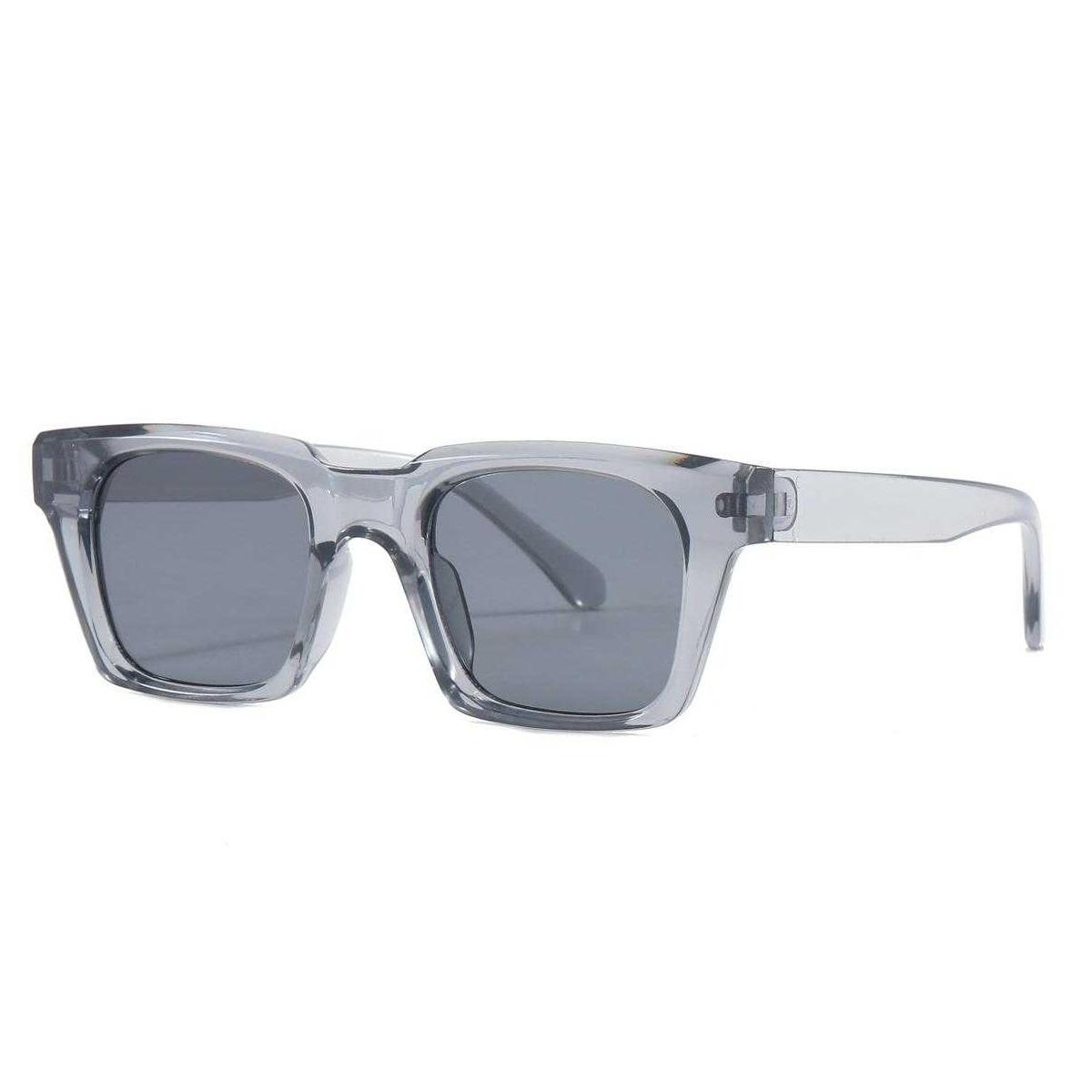 

Ins Popular Women Square Sunglasses Men Vintage Punk Female Shades Fashion Male Sun Glasses Uv400 as picture